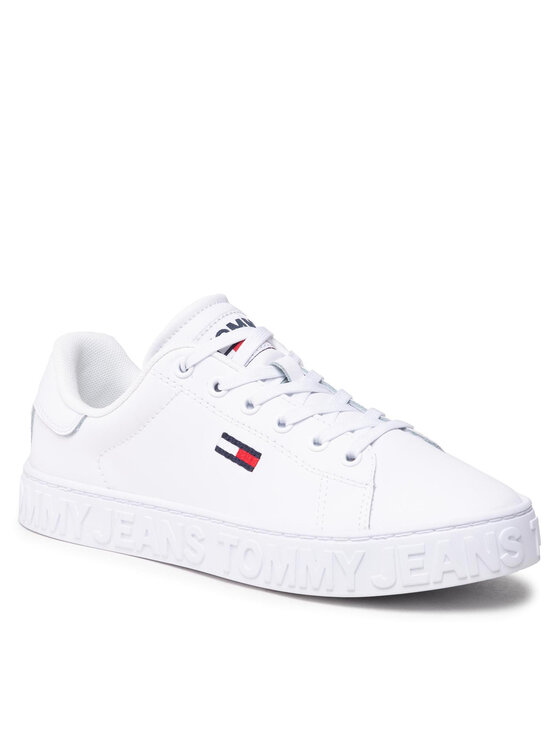 Cool tommy jeans sneaker en0en00401 white 100 hotsell