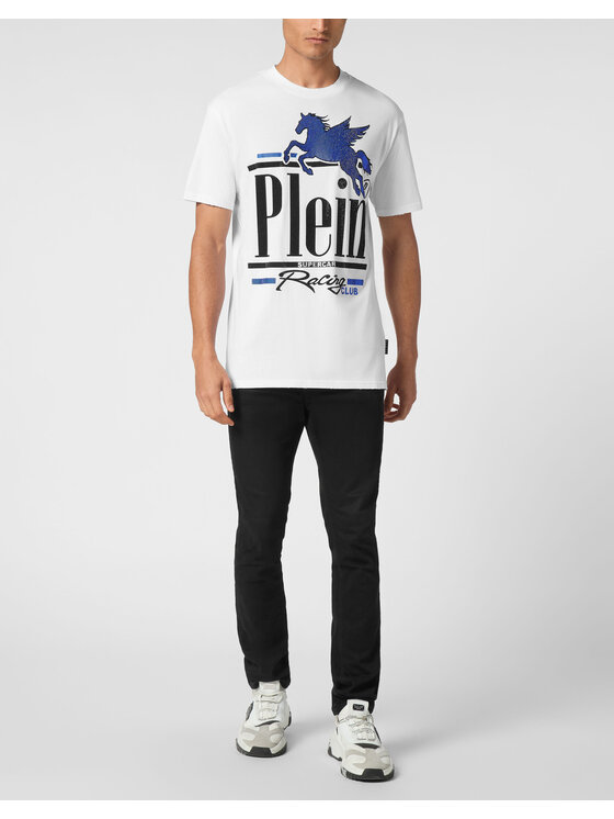 PHILIPP PLEIN PHILIPP PLEIN T-Shirt 21087 Biały Regular Fit