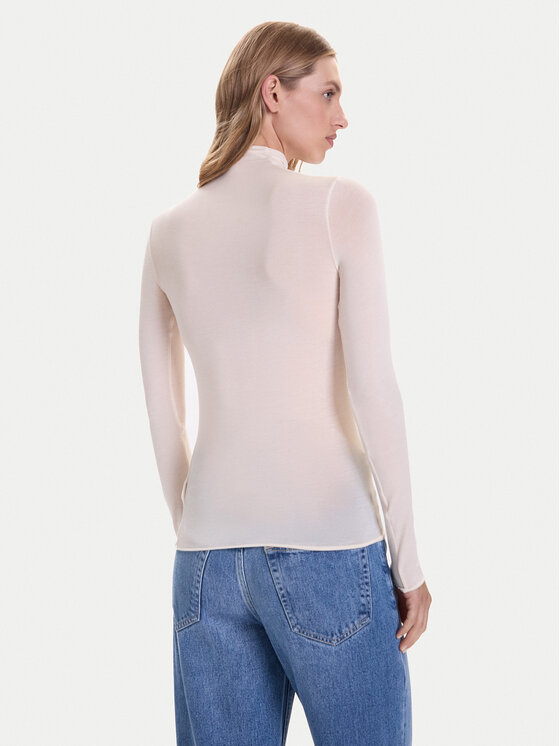 Hunkemöller Hunkemöller Μπλουζάκι Intimate 302810 Εκρού Slim Fit