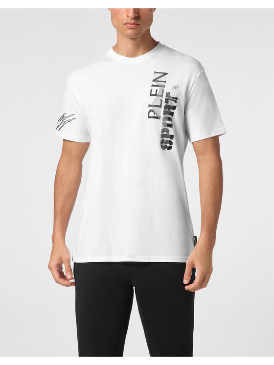 Plein Sport Plein Sport T-Shirt 10217 Biały Regular Fit