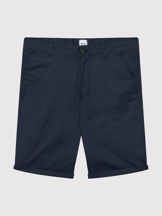 Pantaloncini di tessuto J24740 M Blu scuro Regular...