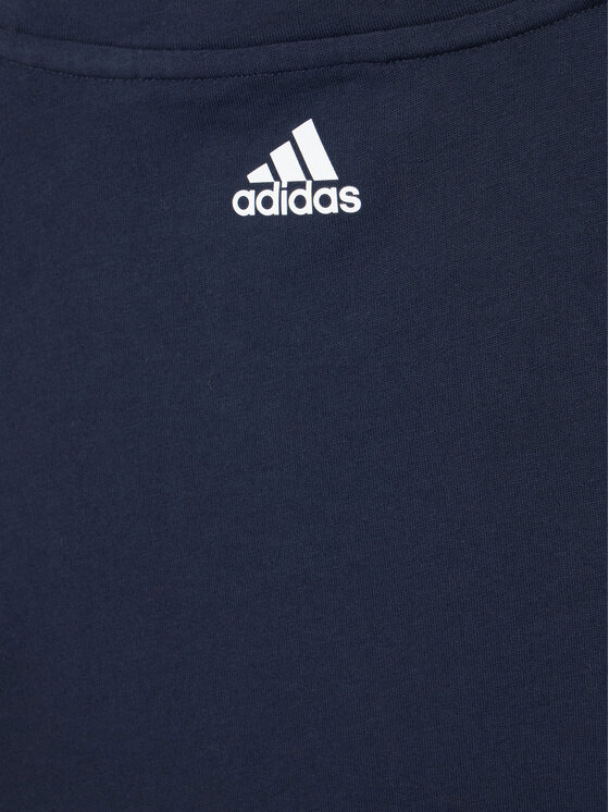 T-shirt Essentials GS0186 Blu scuro Slim Fit