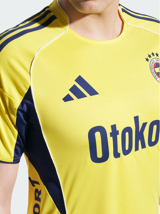 adidas adidas Koszulka techniczna Fenerbahce Żółty Slim Fit