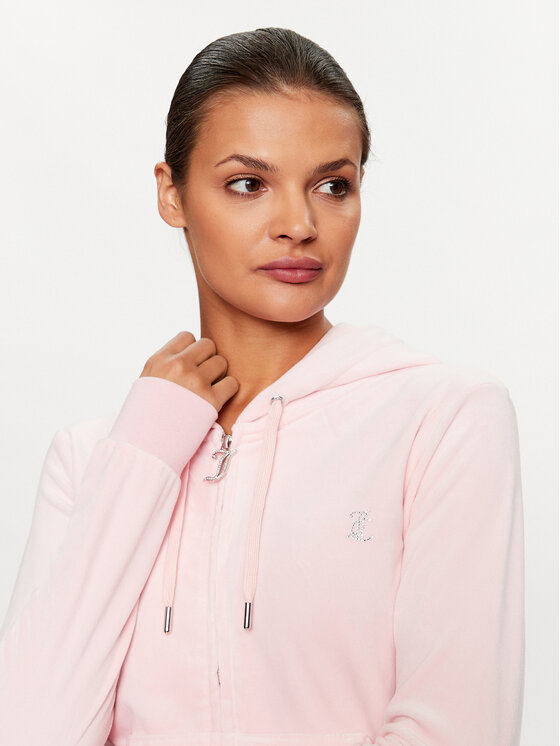 Juicy Couture Juicy Couture Суитшърт Robertson JCCA221006 Розов Regular Fit