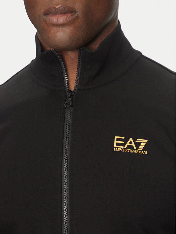 EA7 Emporio Armani EA7 Emporio Armani Majica dugih rukava 8NPM31 PJVRZ MC004 Crna Regular Fit