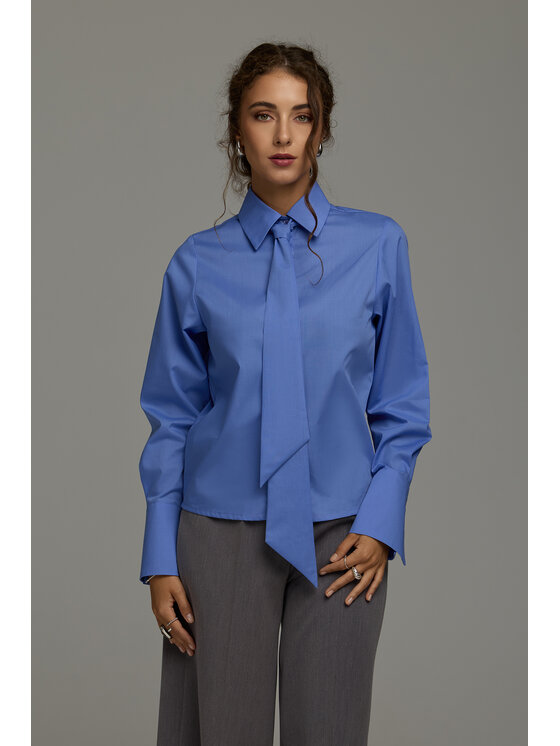 NIFE NIFE Košile K101 Modrá Classic Fit