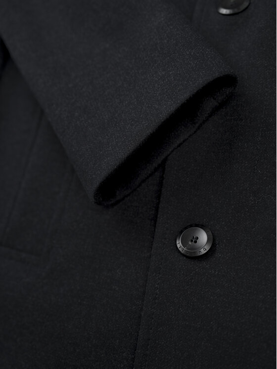 Bugatti Bugatti Wintermantel 626328-69040 Schwarz Regular Fit