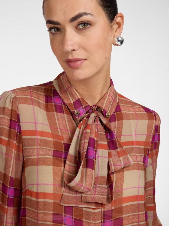 Elena Mirò Elena Mirò Koszula 5036P100362N001 Brązowy Regular Fit