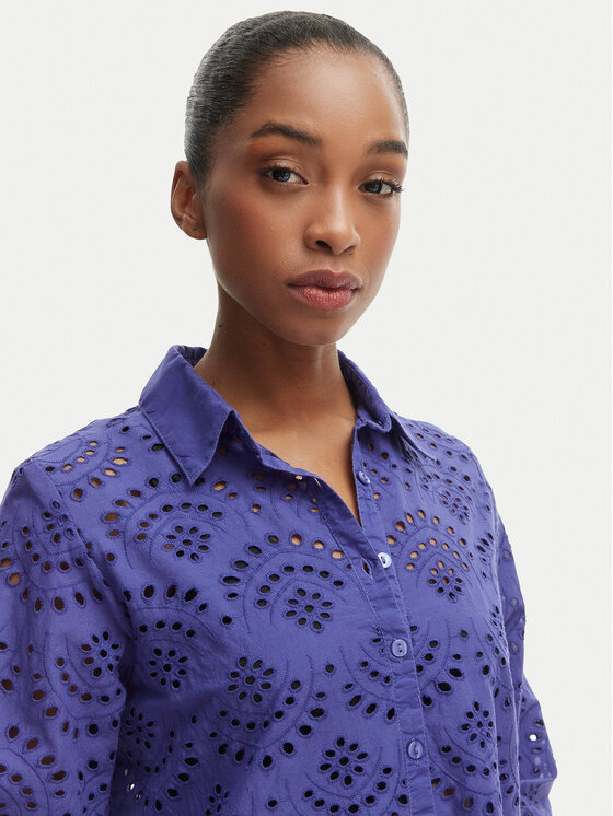 Iconique Iconique Sukienka letnia Ella IC26-082 Fioletowy Relaxed Fit