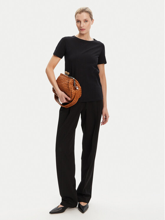 Weekend Max Mara Weekend Max Mara Póló Multib 2525976011 Fekete Regular Fit