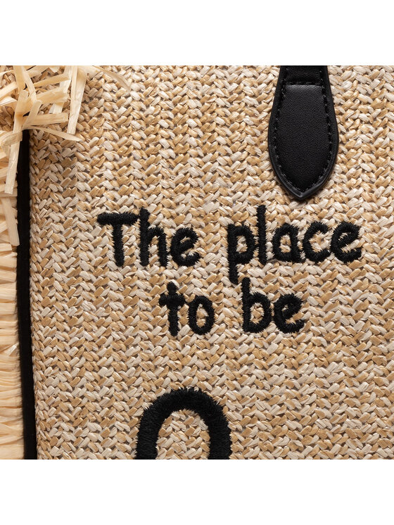 MC2 Saint Barth MC2 Saint Barth Borsetta Vanity Straw VANI005 00071B Beige