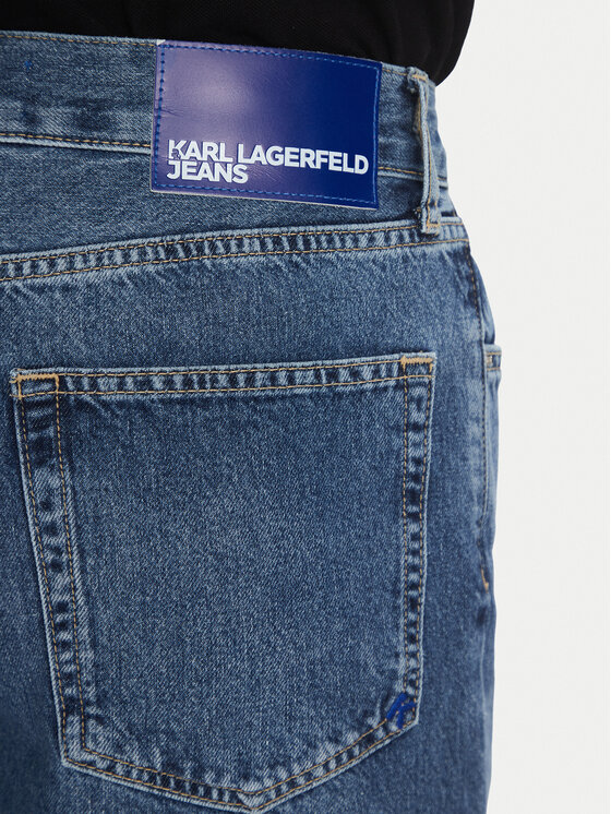 Karl Lagerfeld Jeans Karl Lagerfeld Jeans Pantaloncini di jeans A2M10132 Blu scuro Regular Fit