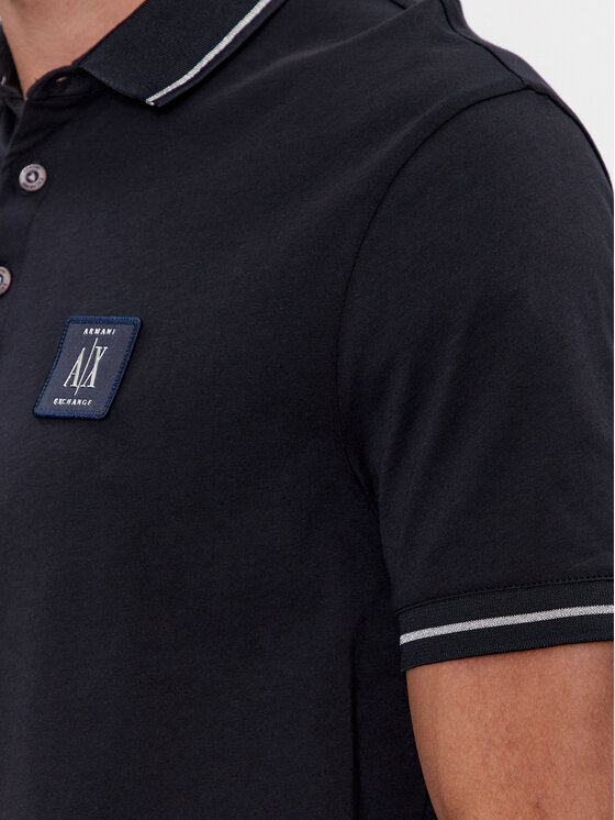 Armani Exchange Armani Exchange Polo 8NZFPQ ZJH4Z 1510 Tumši zils Regular Fit