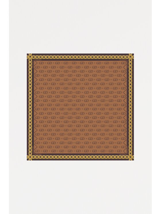 GIODORO GIODORO Foulard in seta GDS03 Marrone