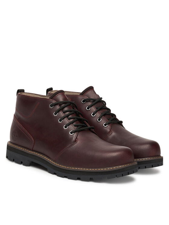 Timberland Timberland Gležnjarji Britton Road Waterproof Chukka TB0A69TWEIW1 Bordo rdeča