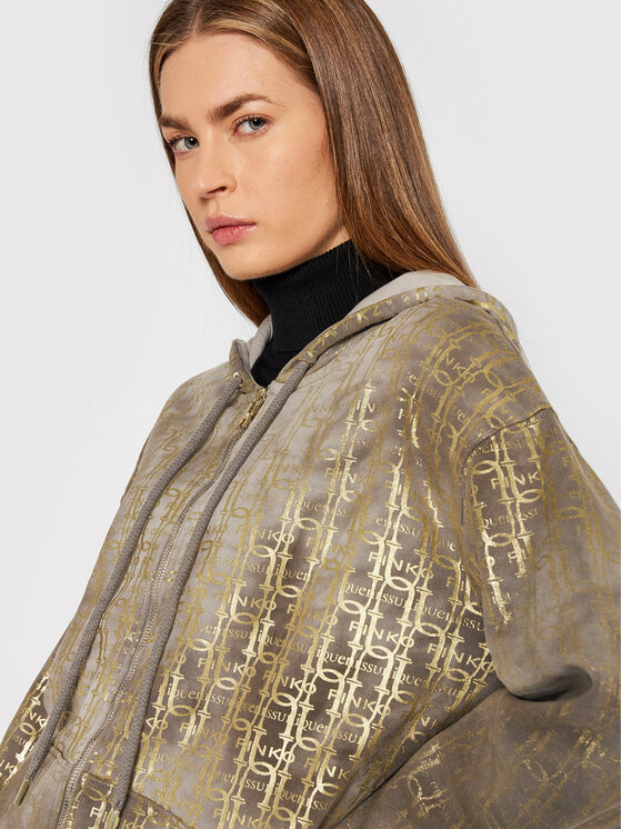 PINKO Pinko Суитшърт UNIQUENESS Navigare 1Q1094 Y7PA Зелен Regular Fit