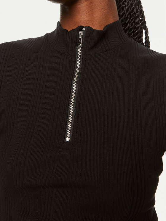 Calvin Klein Jeans Calvin Klein Jeans Bluse Variegated J20J223564 Schwarz Slim Fit