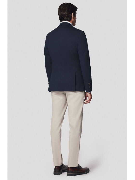 Lancerto Lancerto Marynarka Sezze MA131224000006 Granatowy Slim Fit