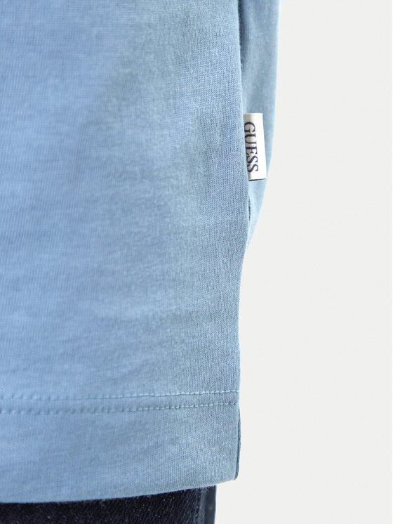 Guess Jeans Guess Jeans Póló M6GIB7 K8HM0 Kék Regular Fit