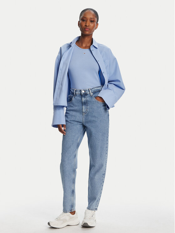 Tommy Jeans Tommy Jeans Jeansy DW0DW21392 Modrá Mom Fit
