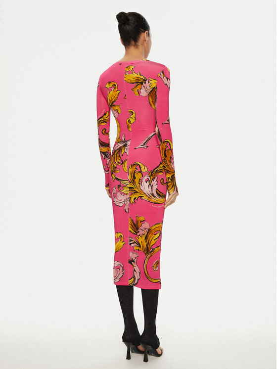 Versace Jeans Couture Versace Jeans Couture Ежедневна рокля 78HAO920 Розов Regular Fit
