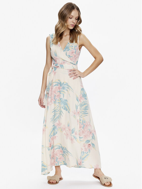 LTB LTB Sukienka letnia Zoyapa 40002 25014 Beżowy Regular Fit