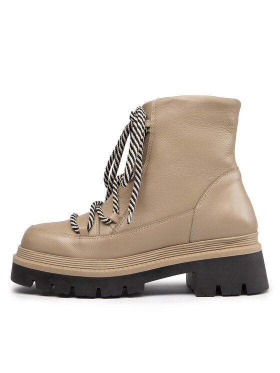 Simple Simple Stiefeletten SL-47-02-000069 Beige