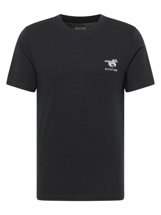 Mustang Mustang T-Shirt Style Austin Czarny Regular Fit