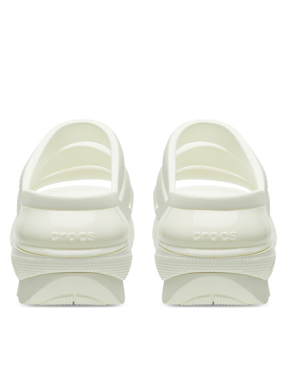 Crocs Crocs Παντόφλες Mega Crush Triple Strap 209842 Εκρού