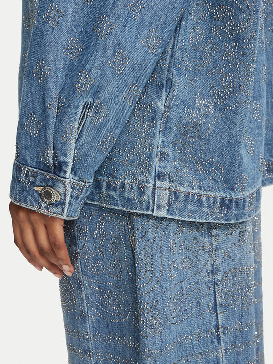 Liu Jo Liu Jo Teksajakk Selected by Gigi Hadid ZB7307 D0416 Sinine Regular Fit