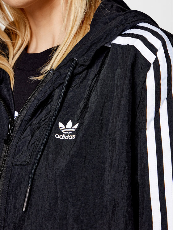 adidas adidas Jakna protiv vjetra Windbreaker GN2780 Crna Loose Fit
