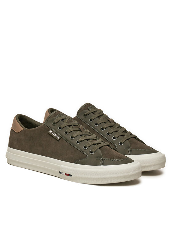 Tommy Hilfiger Tommy Hilfiger Laisvalaikio batai Vulc Street Low FM0FM05458 Žalia