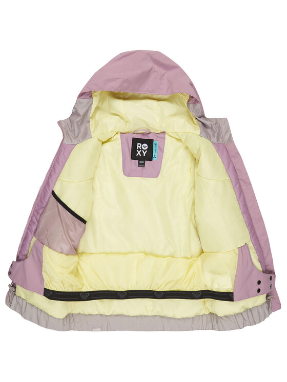 Roxy Roxy Slēpošanas jaka Hekla Ice ERGTJ03204 Rozā Relaxed Fit
