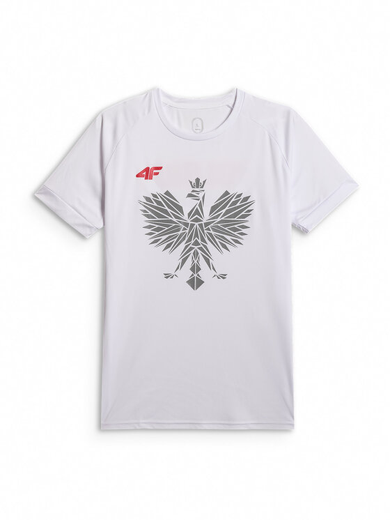 4F 4F T-Shirt TEAMWEAR Biały Regular Fit