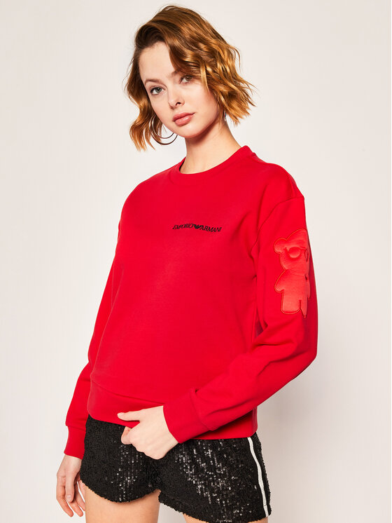 Emporio Armani Emporio Armani Sweatshirt 3H2M6R 2JVTZ 0334 Rot Regular Fit