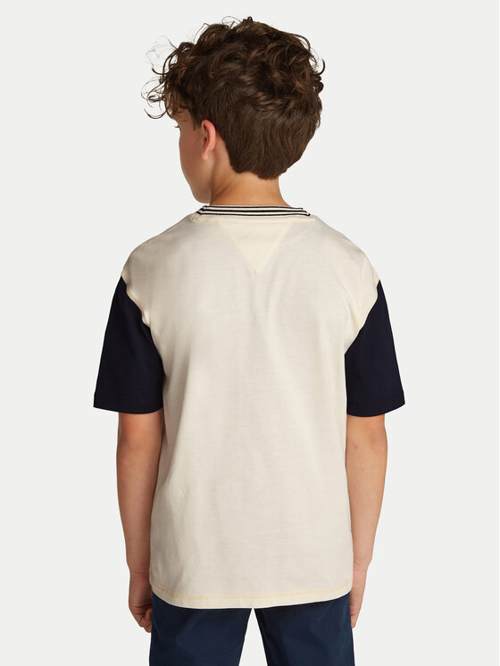 Tommy Hilfiger Tommy Hilfiger T-särk Monotype Graphic KB0KB09360 Beež Regular Fit