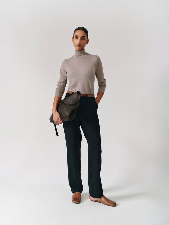 TATUUM TATUUM Sweter ANKIO Brązowy Classic Fit