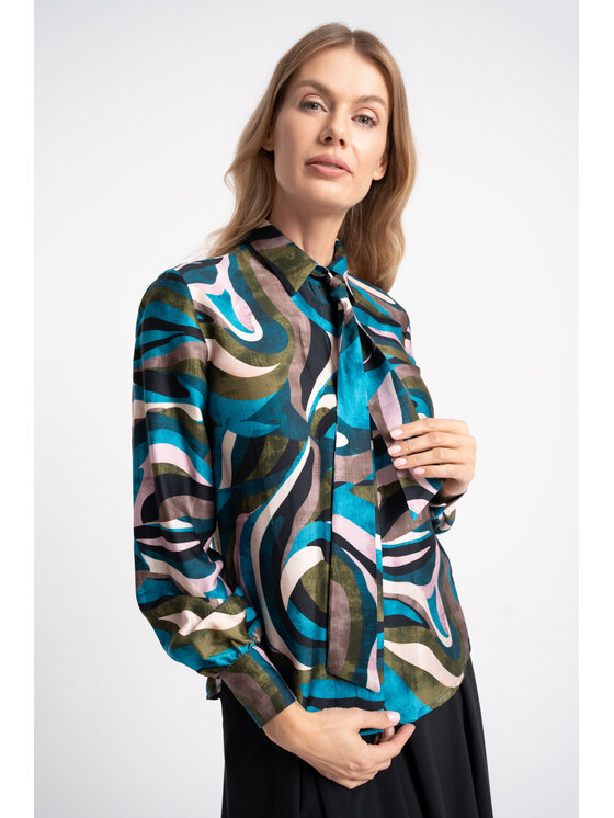 CLICK CLICK Koszula 10-6991 Kolorowy Regular Fit