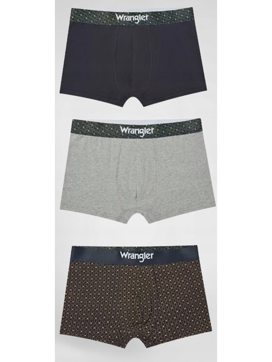 Wrangler Wrangler Bokserki Winchell 3 Pack Cotton Elastane Trunks Kolorowy
