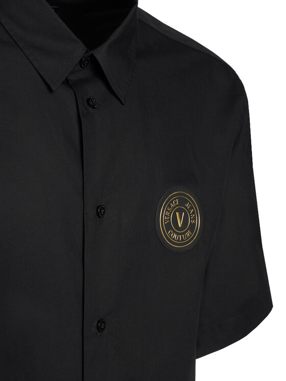 Versace Jeans Couture Versace Jeans Couture Marškiniai 80GALCS0 CNY17 Juoda Regular Fit