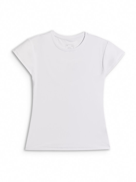 4F 4F T-Shirt COMMERCIAL Biały Slim Fit