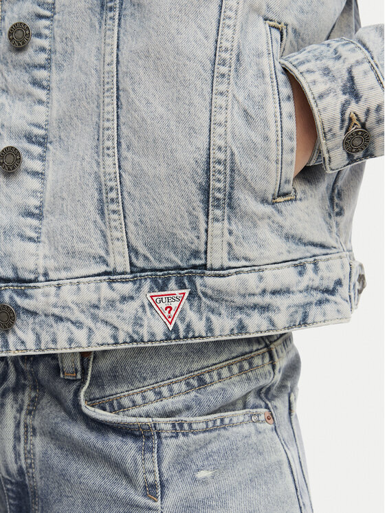 Guess Jeans Guess Jeans Jeansjacke W6GN56 D5M57 Blau Oversize