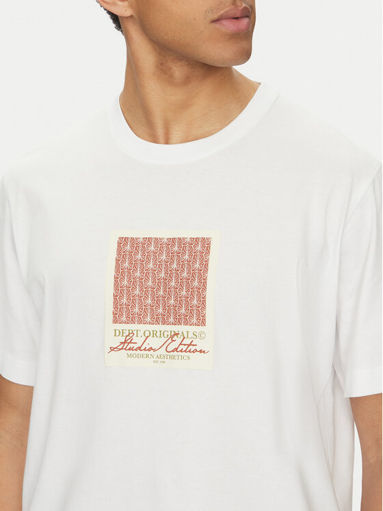 Jack & Jones Jack & Jones T-Shirt Islington 12273019 Biały Loose Fit