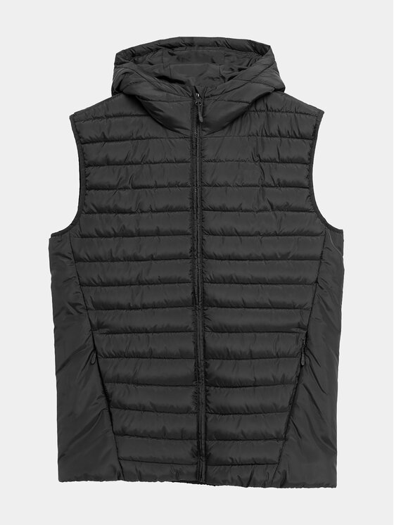 4F 4F Γιλέκο 4FAW23TVESM063 Μαύρο Regular Fit