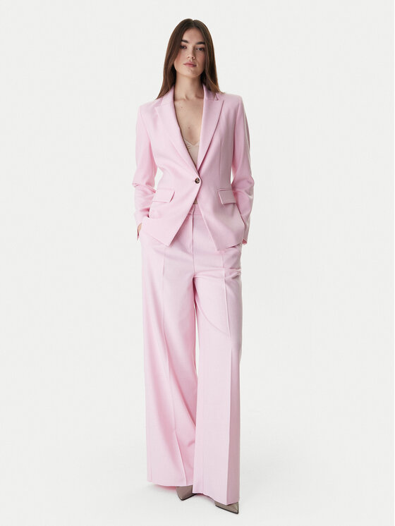 Marella Marella Pintsak Emme by Marella Slogan1 2615041211 Roosa Slim Fit