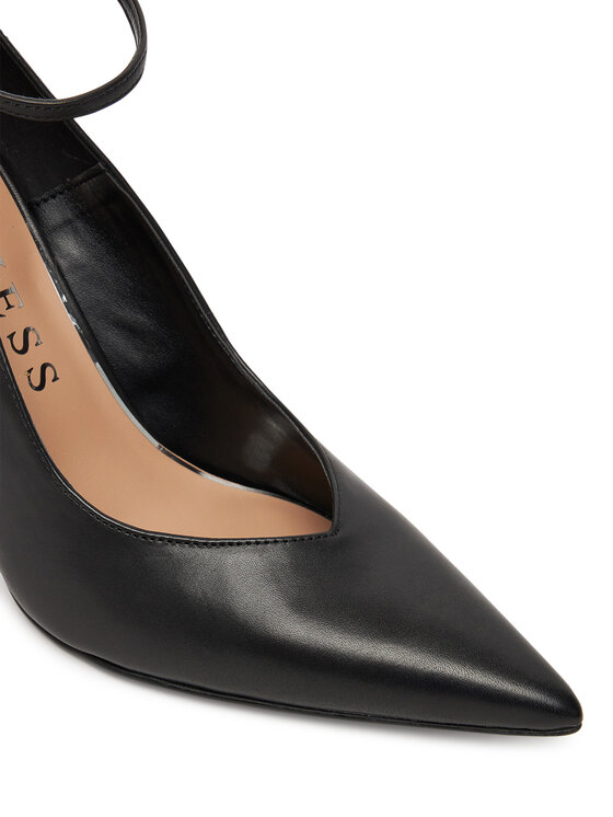 Guess Guess Pantofi cu toc subțire FLFNPR LEA08 Negru