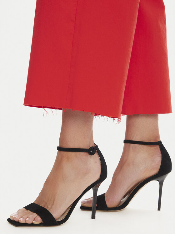 Vero Moda Vero Moda Kalhoty culottes Wild Kayla 10307837 Červená Wide Leg