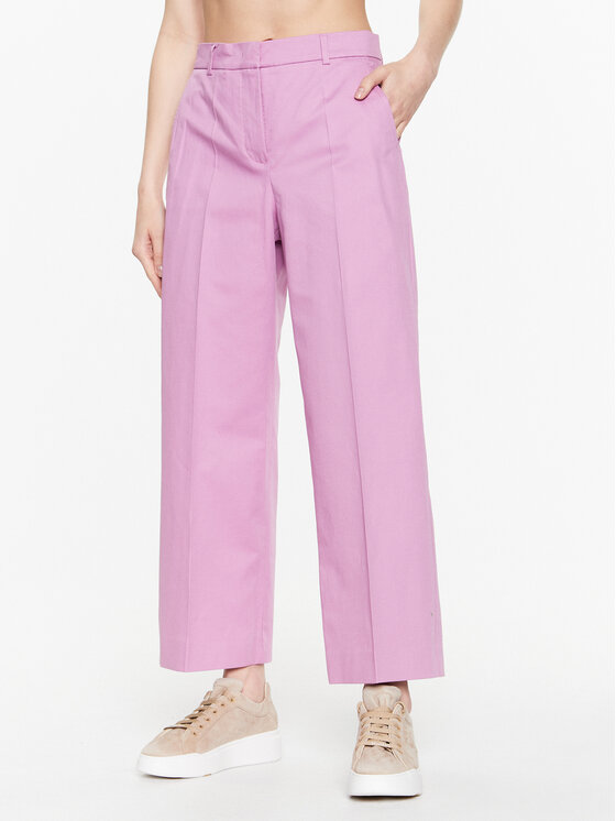 Weekend Max Mara Weekend Max Mara Stoffhose Zircone 2351310331 Rosa Relaxed Fit