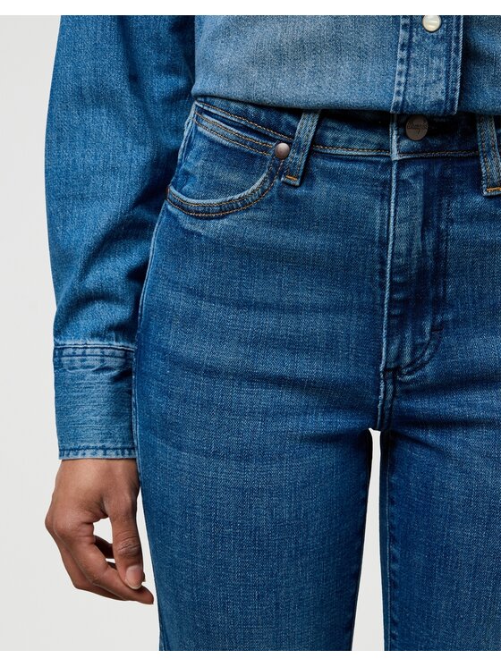 Wrangler Wrangler Teksad STRAIGHT Sinine Straight Leg