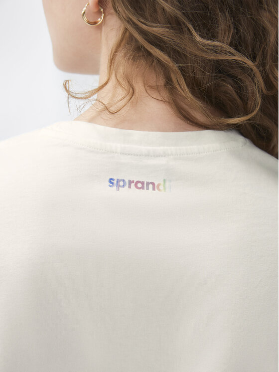 Sprandi Sprandi T-krekls SP22-TSD102 Balts Relaxed Fit